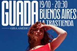 Guada llega a la trastienda con su “Gira América”