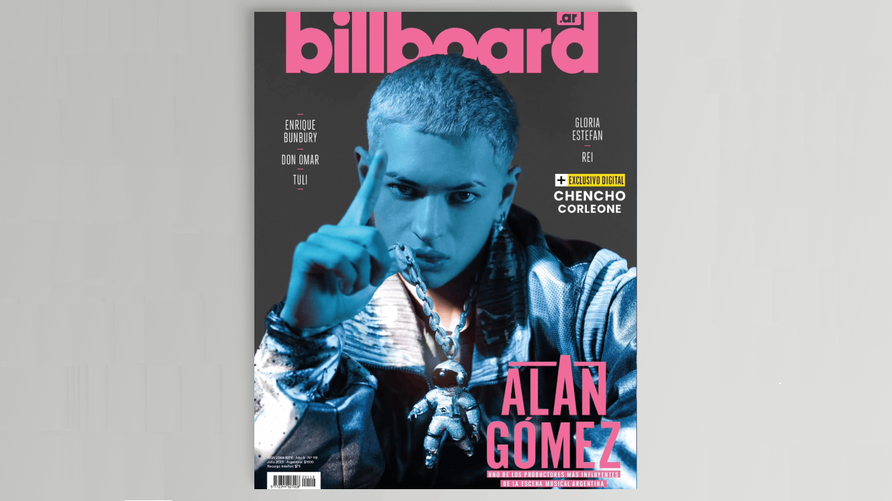 Billboard Argentina julio 2023: Alan Gómez