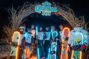 Corona Cero y El Calamar Loco rompen el hielo con ‘Snow de Noche’ en Lago Hermoso
